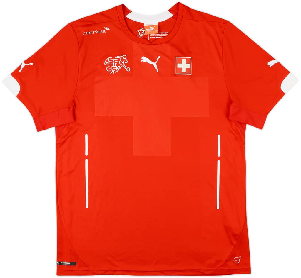 2014-15 Switzerland Home Shirt - 9/10 - (L)