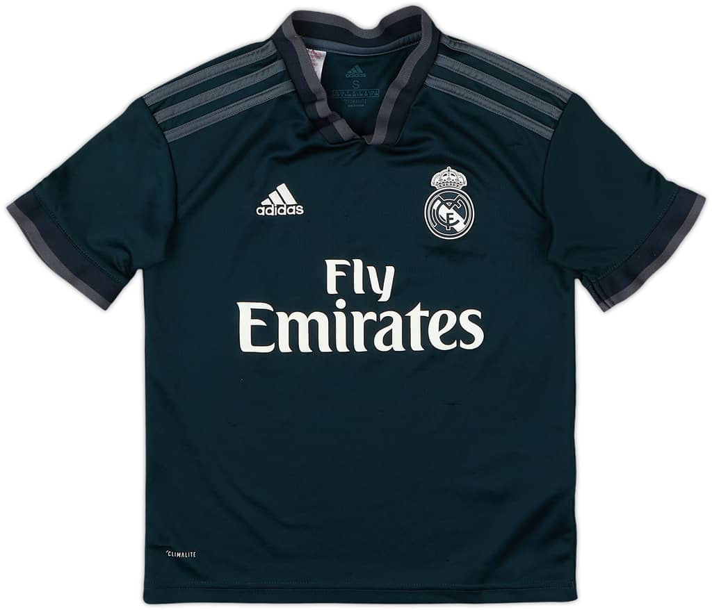 2018-19 Real Madrid Away Shirt - 8/10 - (S.Boys)