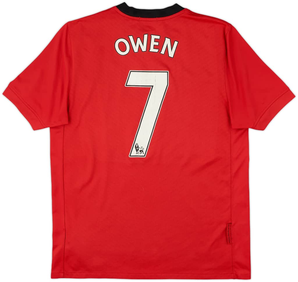 2009-10 Manchester United Home Shirt Owen #7 - 6/10 - (M)