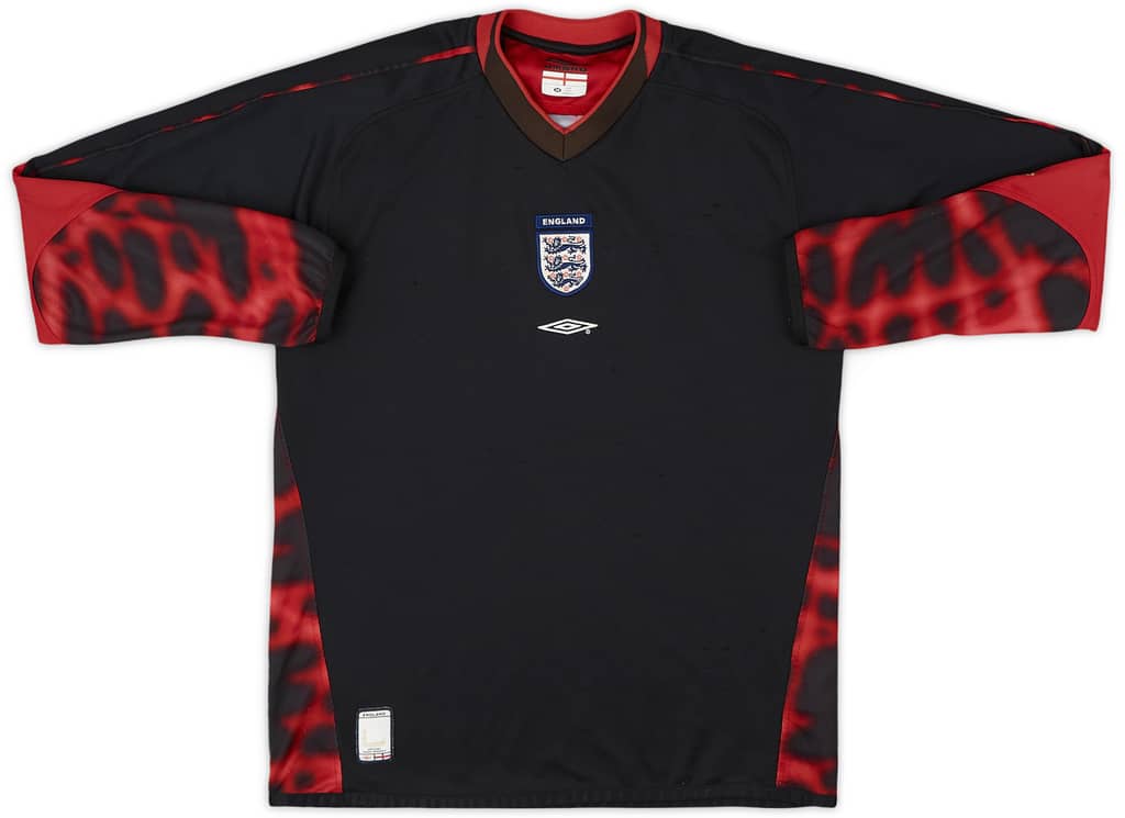 2002-03 England GK Shirt - 7/10 - (XL.Boys)