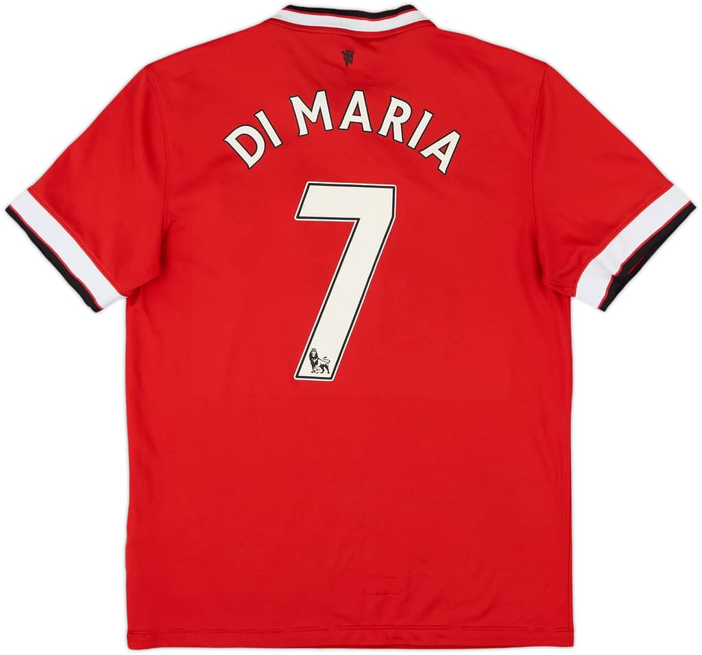 2014-15 Manchester United Home Shirt Di Maria #7 - 6/10 - (M)
