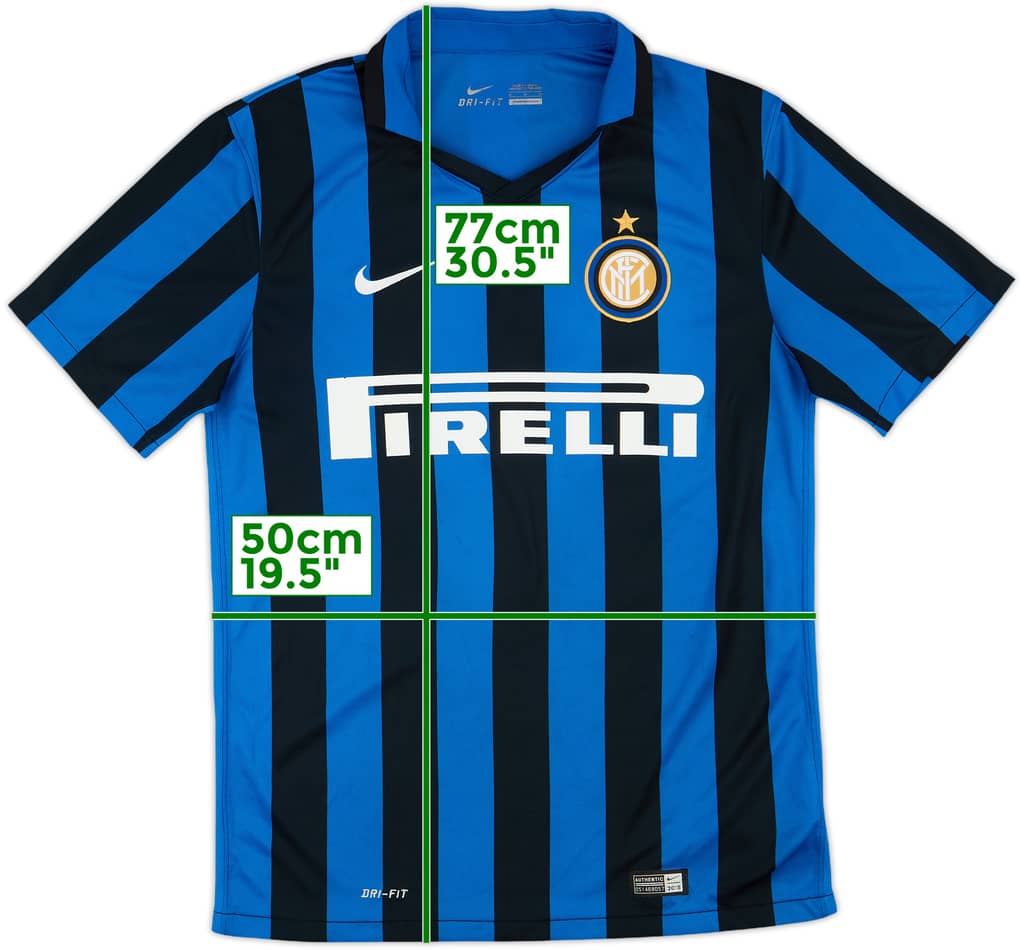 2015-16 Inter Milan Home Shirt - 7/10 - (M)