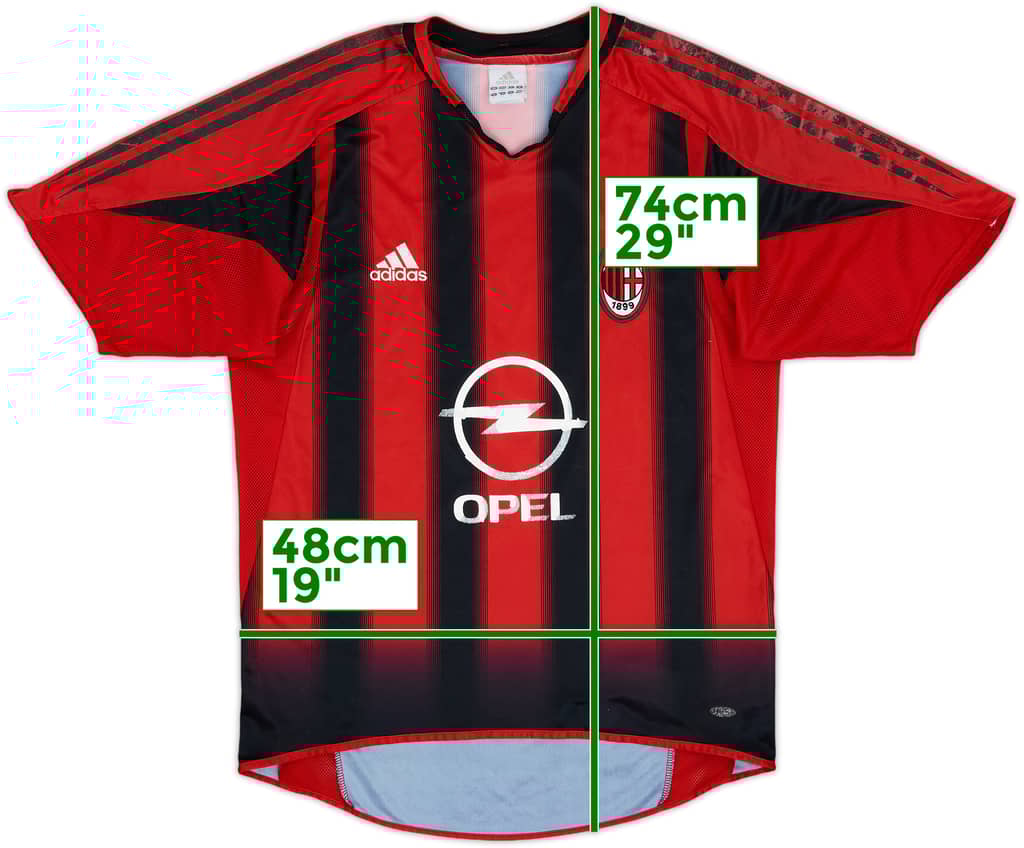 2004-05 AC Milan Home Shirt - 5/10 - (S)