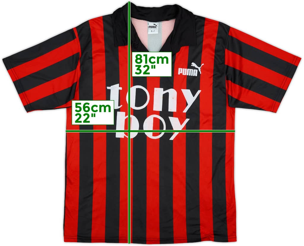 1988-89 Nice Home Shirt - 8/10 - (XL)
