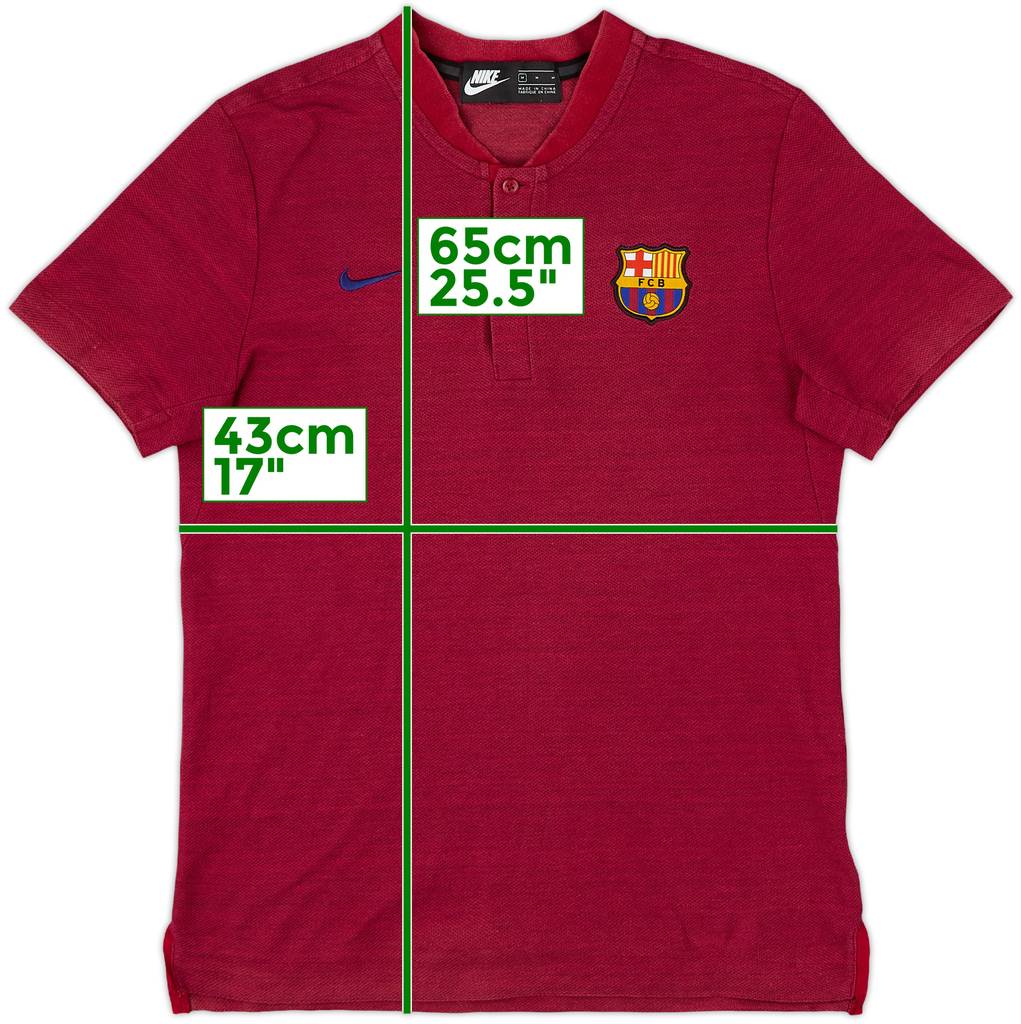 2018-19 Barcelona Nike Polo Shirt - 8/10 - (M)
