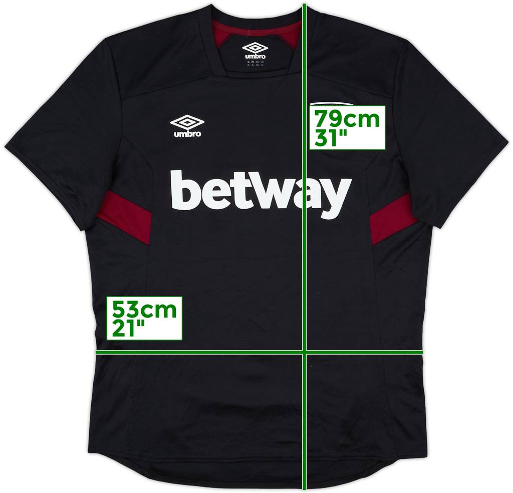 2017-18 West Ham Umbro Training Shirt - 7/10 - (XL)