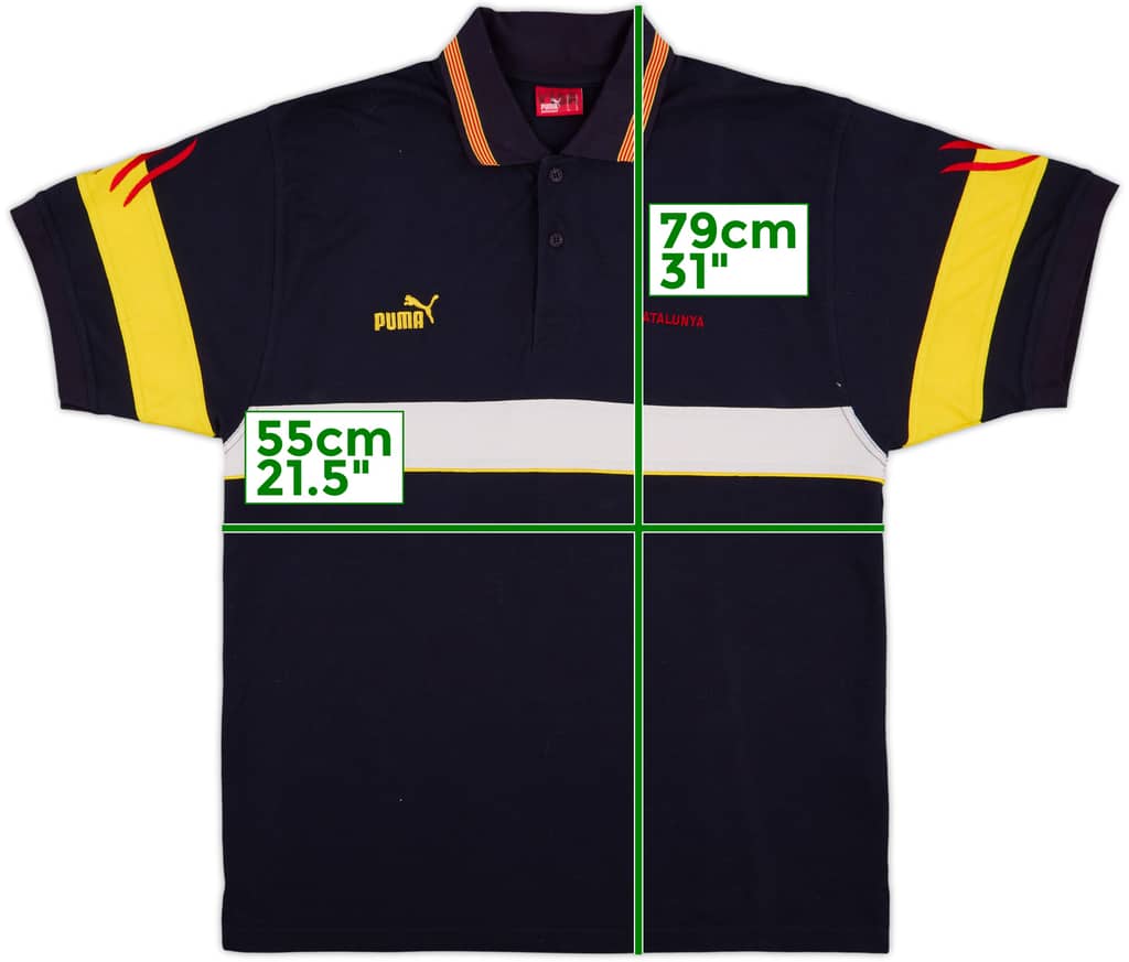2004-07 Catalunya Puma Polo Shirt - 8/10 - (M)