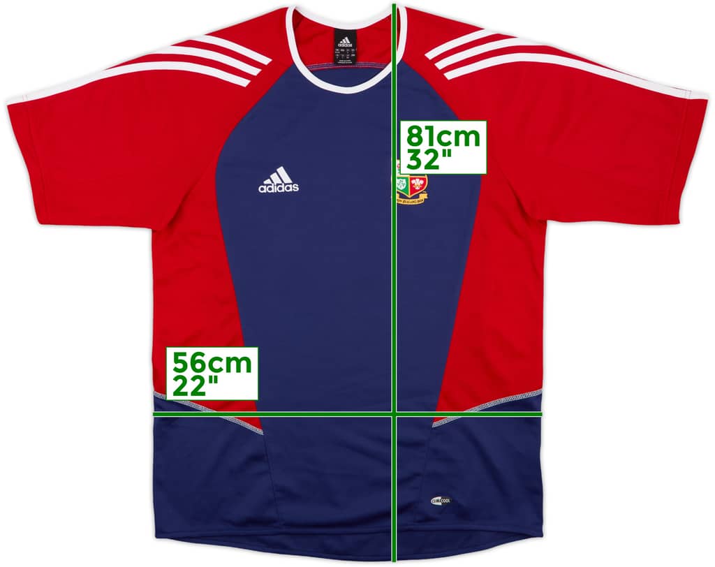 2005 British & Irish Lions adidas Training Shirt - 9/10 - (L)