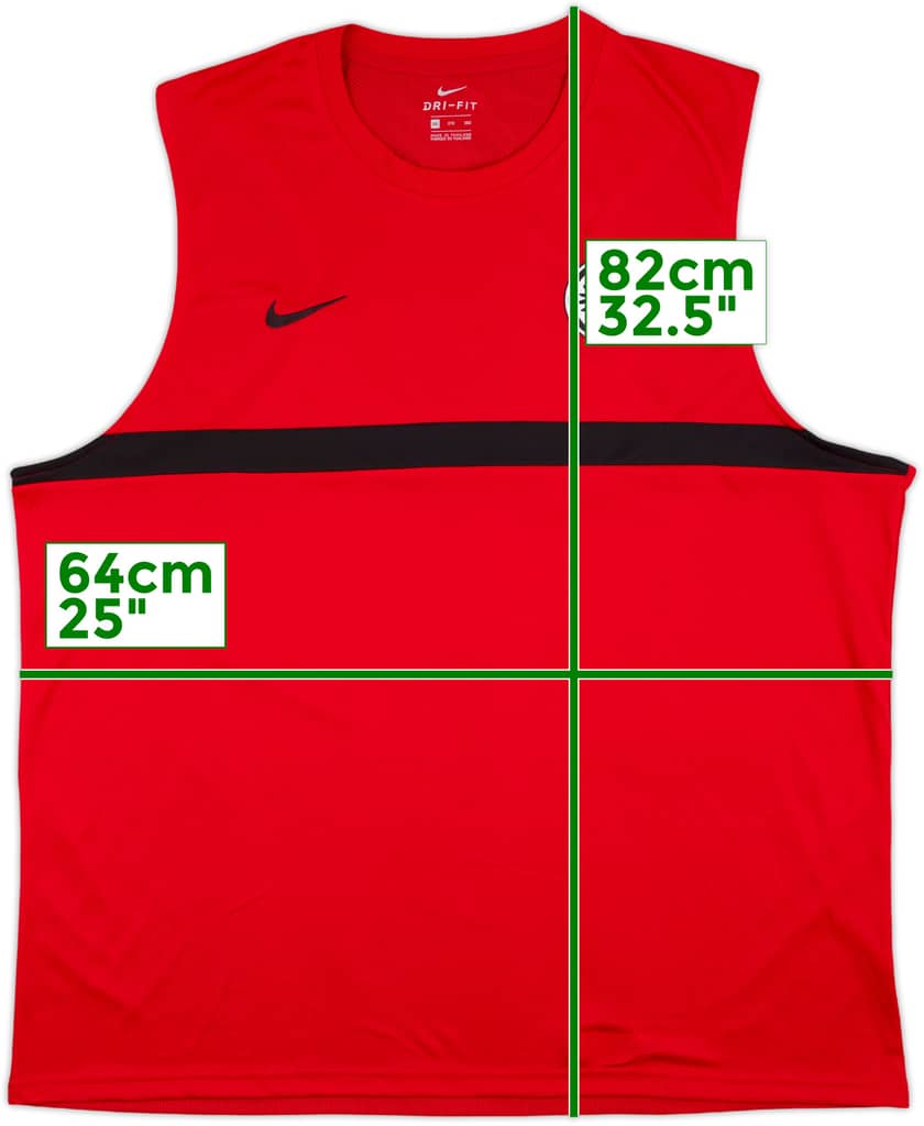 2020-21 Eintracht Frankfurt Nike Training Vest - 8/10 - (3XL)