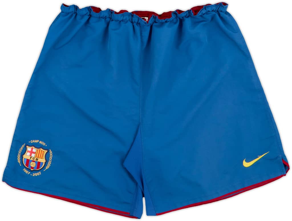 2007-08 Barcelona Home Shorts - 4/10 - (M)