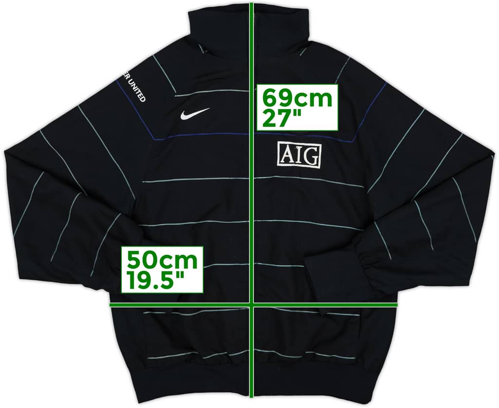 2008-09 Manchester United Nike Track Jacket - 7/10 - (S)