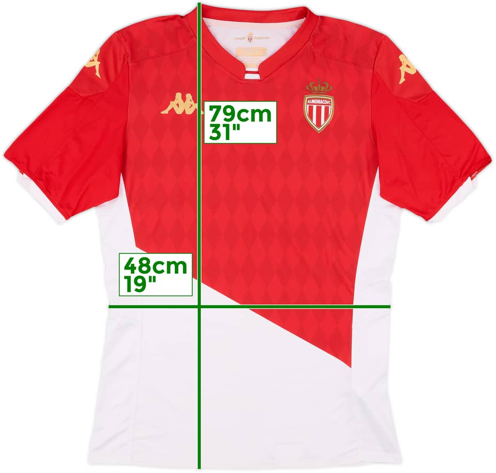 2019-20 Monaco Home Shirt - 7/10 - (XL)