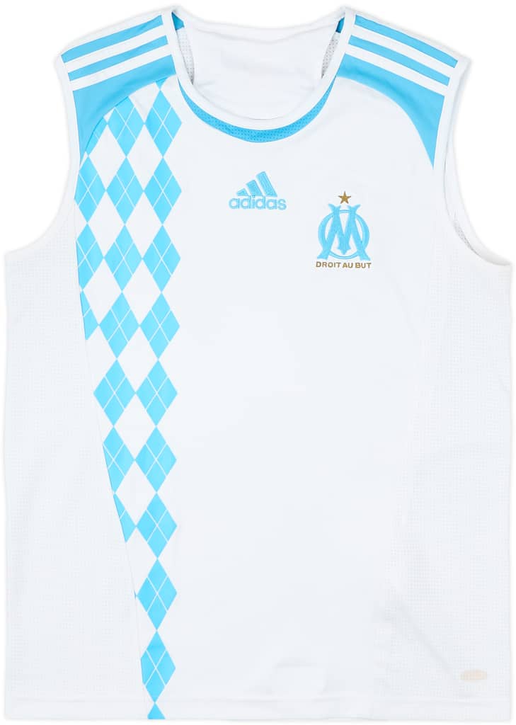 2008-09 Olympique Marseille adidas Training Vest - 8/10 - (S)