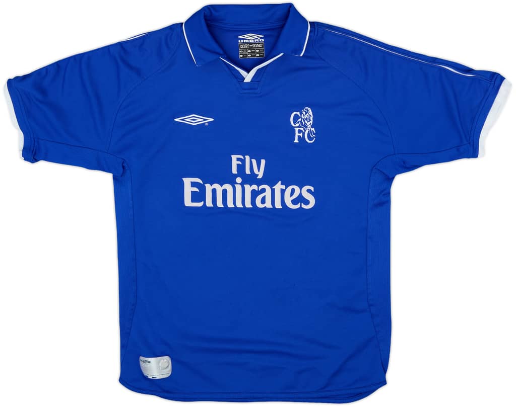 2001-03 Chelsea Home Shirt - 8/10 - (L.Boys)