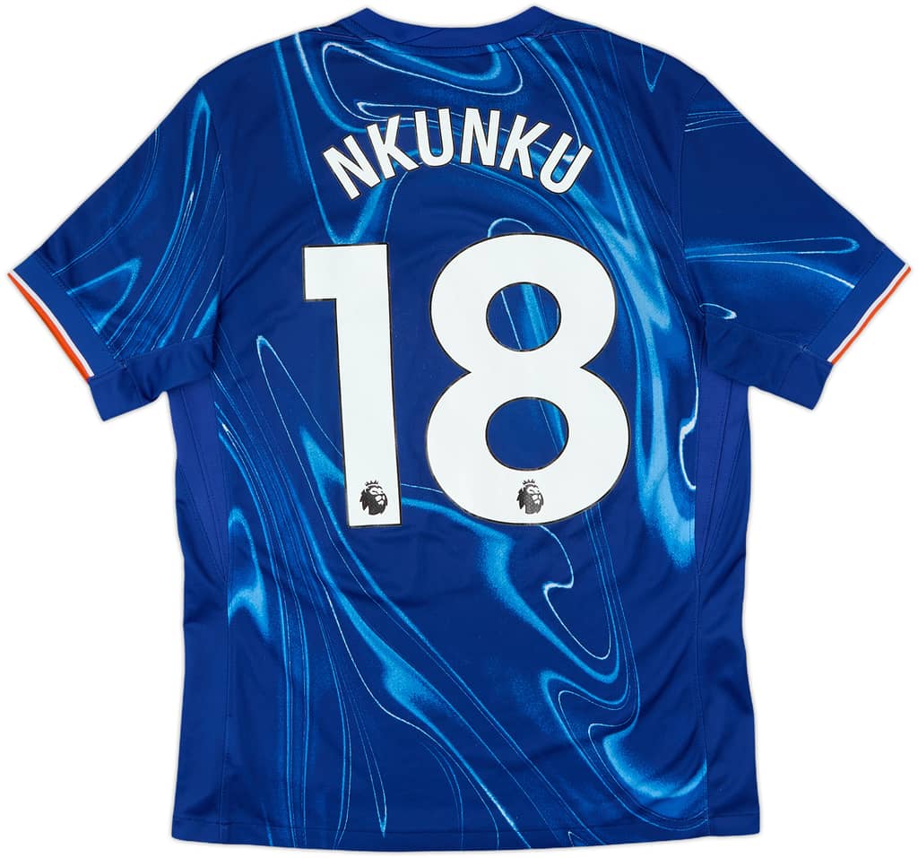 2024-25 Chelsea Home Shirt Nkunku #18 - 7/10 - (M)