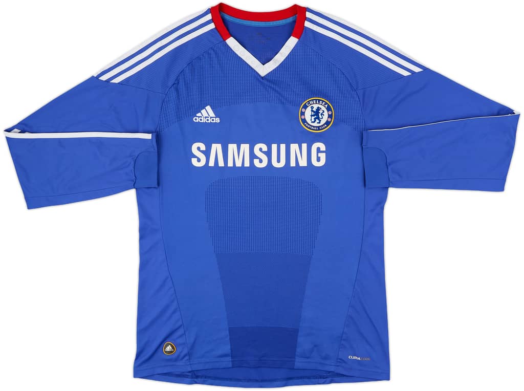 2010-11 Chelsea Home L/S Shirt Torres #9 - 6/10 - (L)
