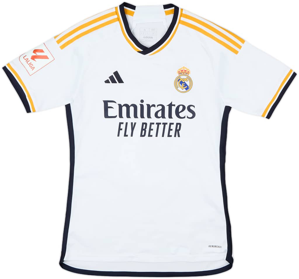 2023-24 Real Madrid Home Shirt Bellingham #5 - 9/10 - (S)