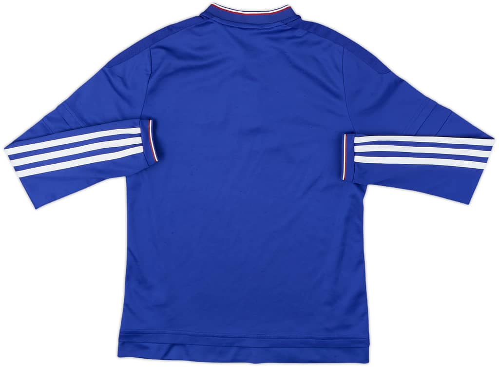 2015-16 Chelsea Home L/S Shirt - 7/10 - (M.Boys)