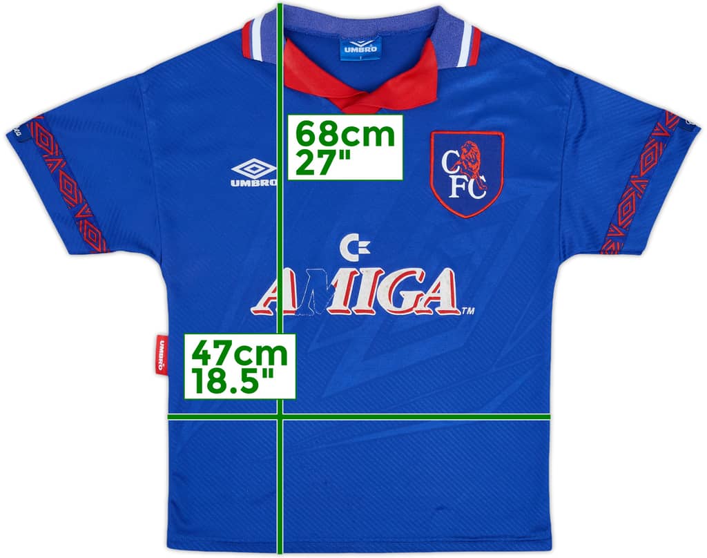 1993-94 Chelsea Home Shirt - 4/10 - (S)