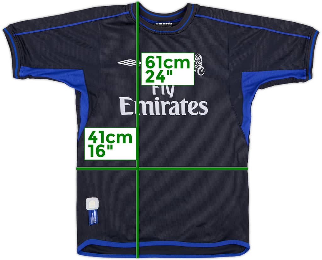 2002-04 Chelsea Away Shirt - 9/10 - (M.Boys)