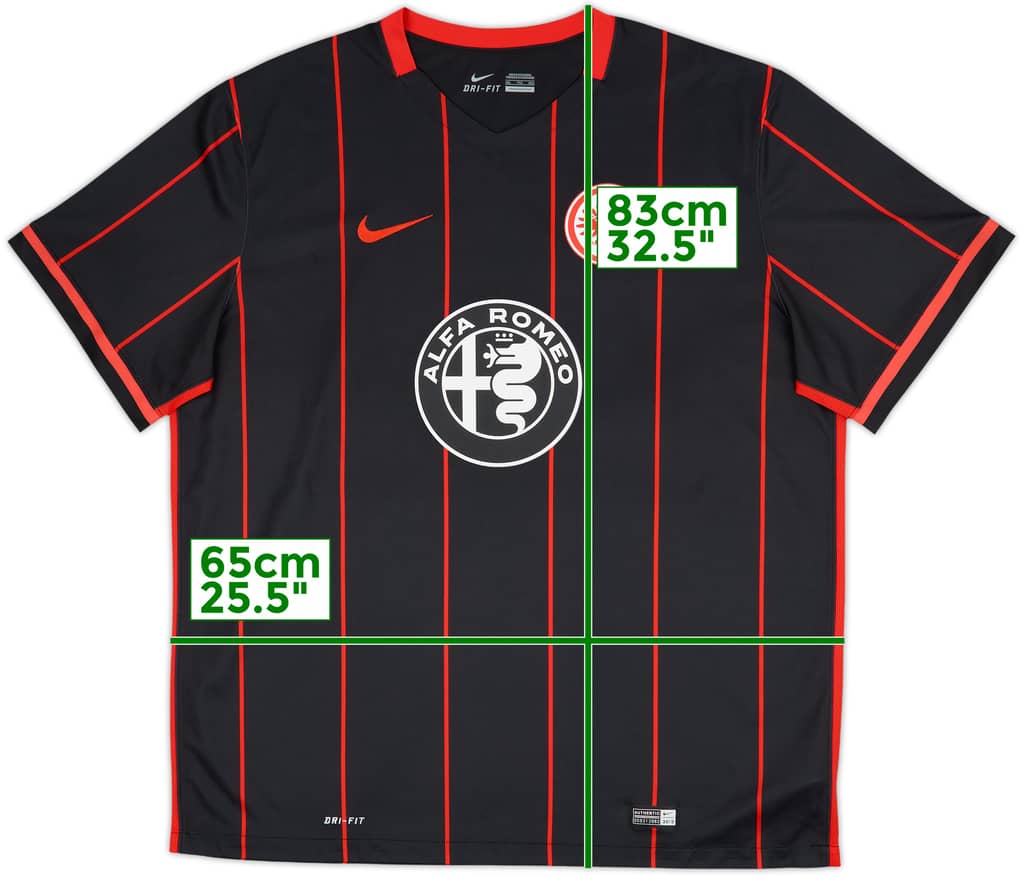 2015-16 Eintracht Frankfurt Home Shirt - 9/10 - (XXL)