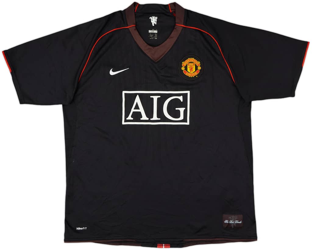 2007-08 Manchester United Away Shirt - 4/10 - (XL)