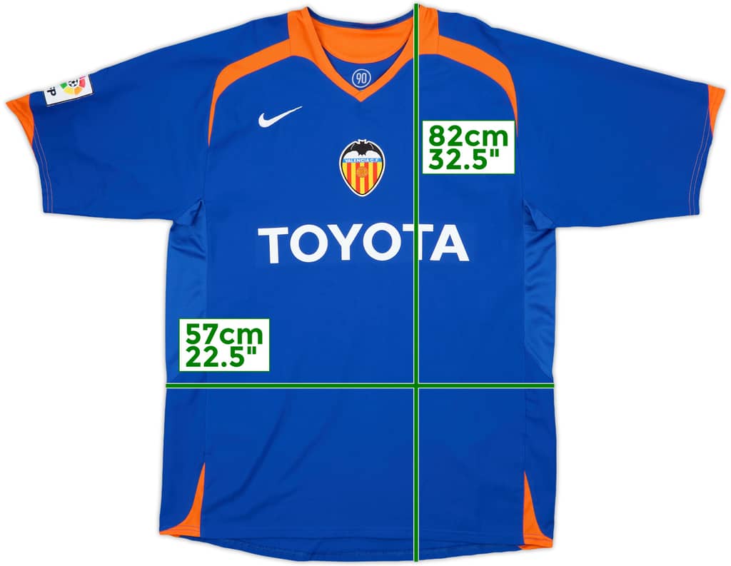 2005-06 Valencia Away Shirt - 9/10 - (L)