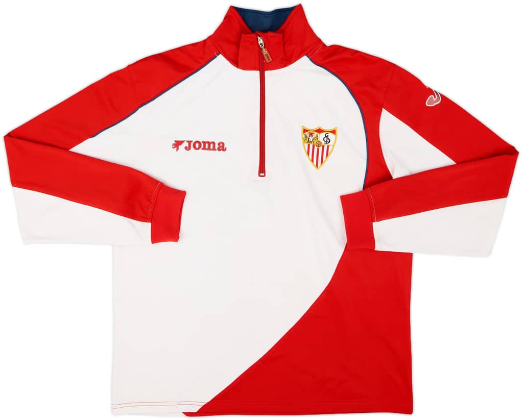 2005-06 Sevilla Joma 1/4 Zip Drill Top - 8/10 - (S)