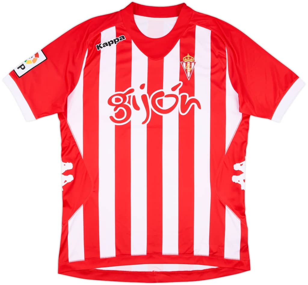 2012-13 Sporting Gijon Home Shirt - 9/10 - (XL)