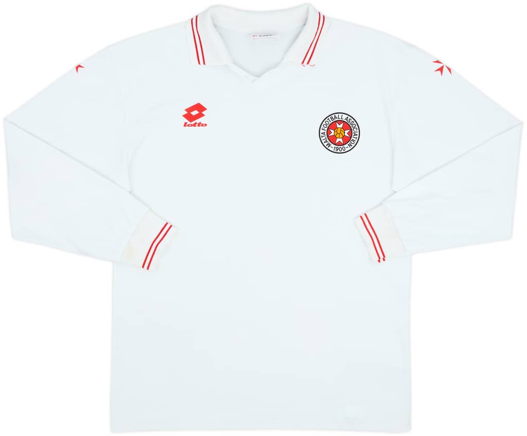 1993-94 Malta Away L/S Shirt - 9/10 - (M)