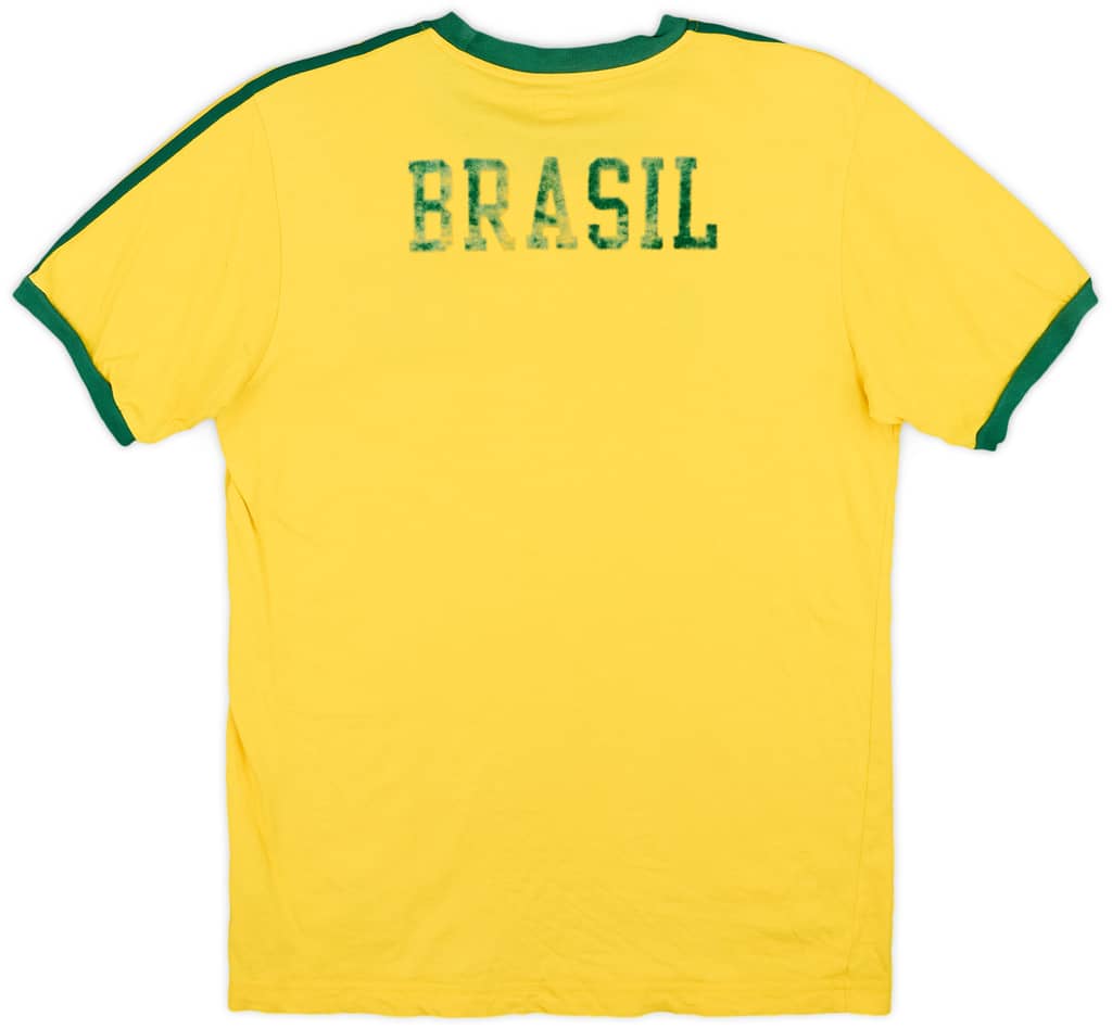 Camiseta de algodón adidas Originals de Brasil 2007-08 - 6/10 - (S)