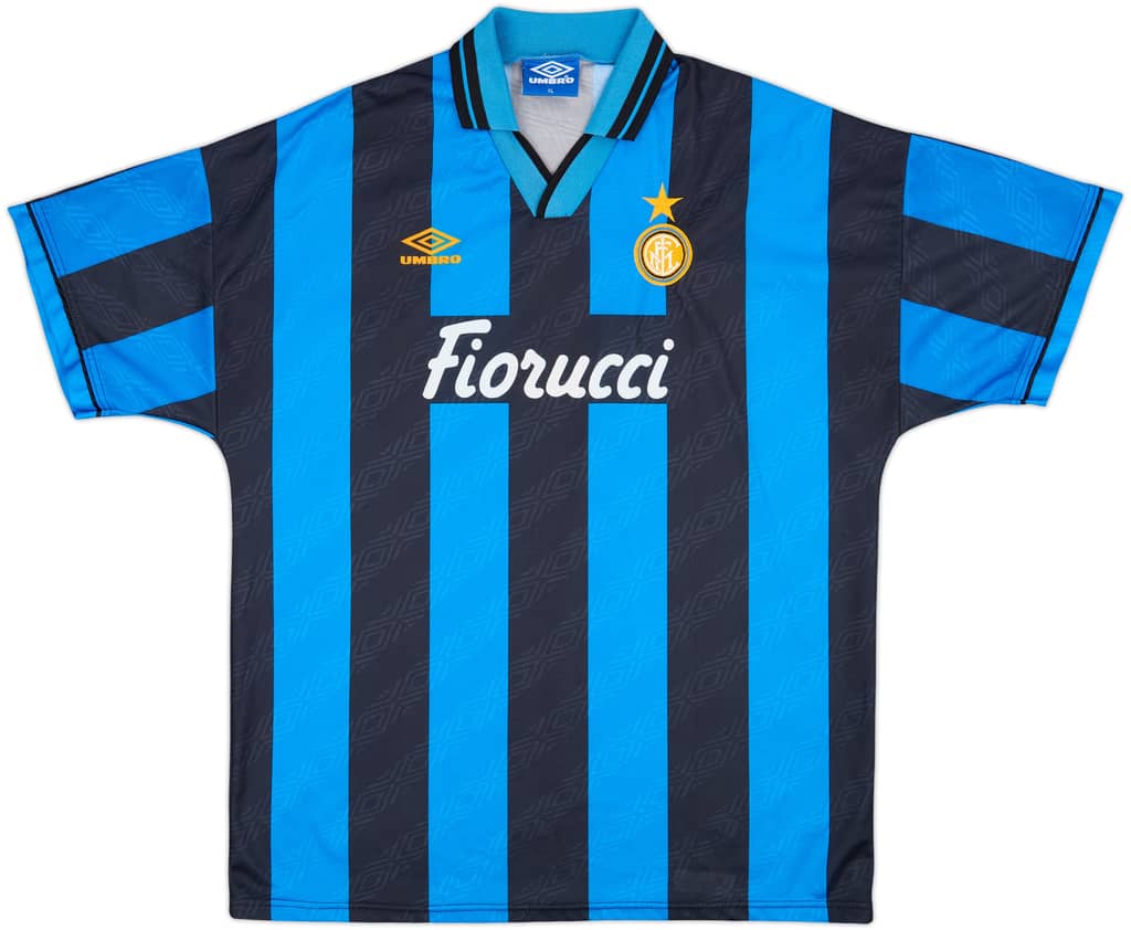 1994-95 Inter Milan Home Shirt - 9/10 - (XL)