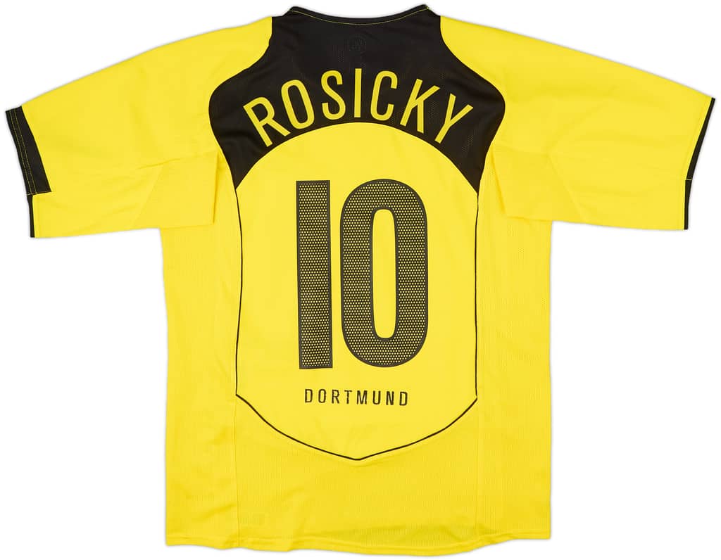 2004-05 Borussia Dortmund Home Shirt Rosicky #10 - 6/10 - (M)