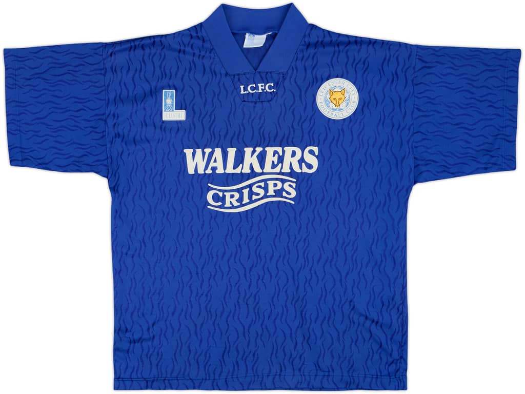 1992-94 Leicester Home Shirt - 8/10 - (L)