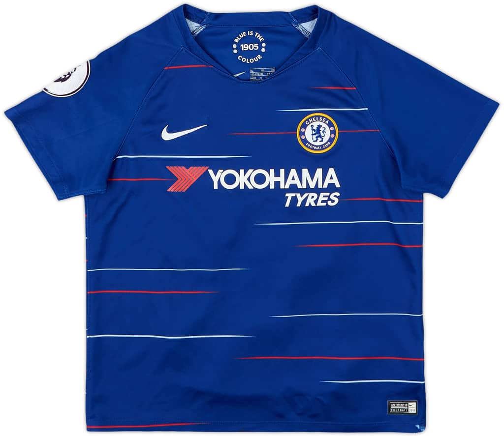 2018-19 Chelsea Home Shirt Hazard #10 - 6/10 - (7-8 Years)