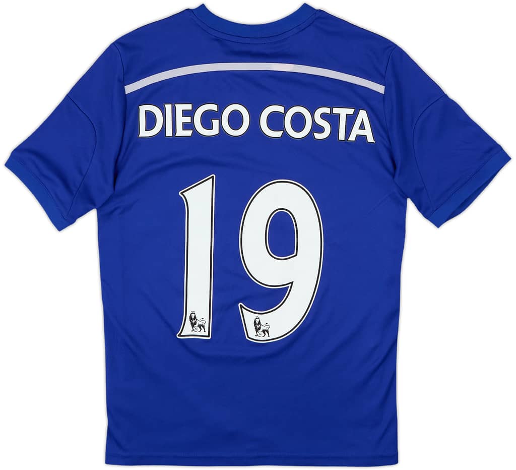2014-15 Chelsea Home Shirt Diego Costa #19 - 10/10 - (L.Boys)