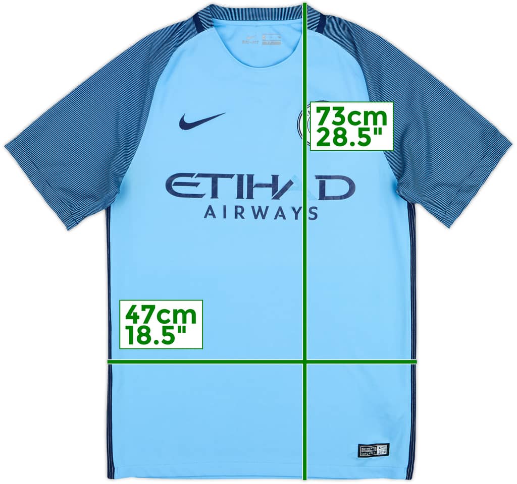 2016-17 Manchester City Home Shirt - 4/10 - (S)