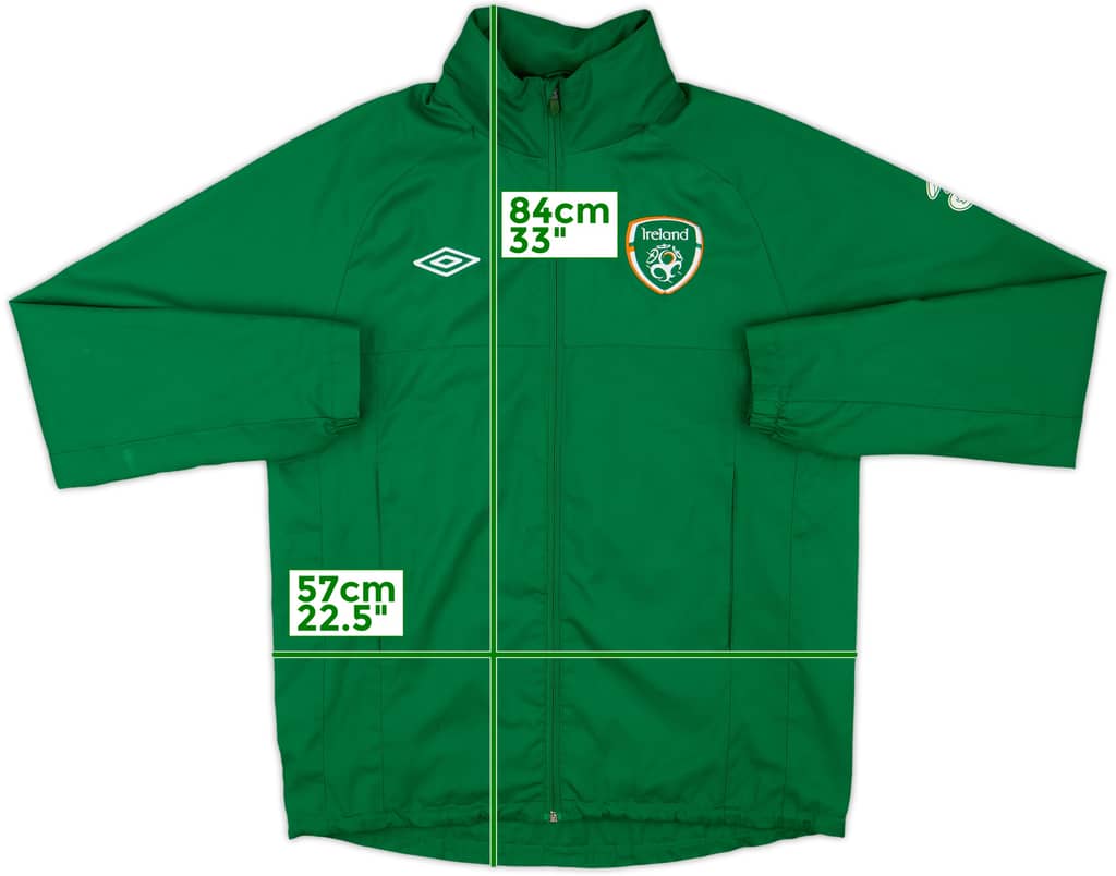 2012-13 Ireland Umbro Hooded Rain Jacket - 6/10 - (M)