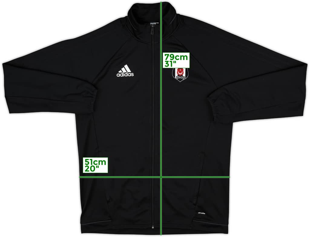 2016-17 Besiktas adidas Track Jacket - 9/10 - (L)