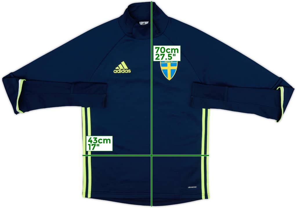 2016-17 Sweden adidas Drill Top - 9/10 - (XS)
