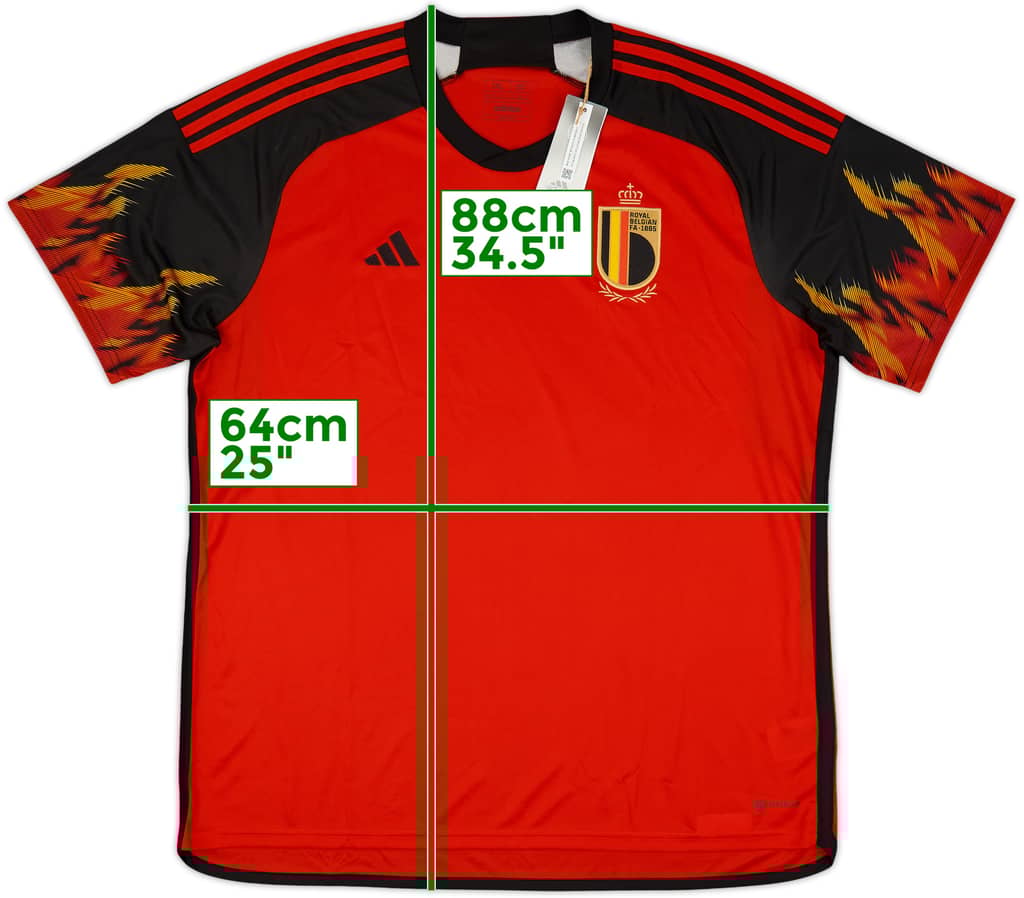 2020-21 Belgium Home Shirt (XXL)