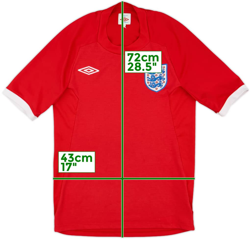 2010-11 England Away Shirt - 8/10 - (XS)