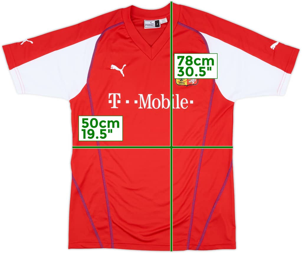 2003-04 Czech Republic Home Shirt - 6/10 - (L)