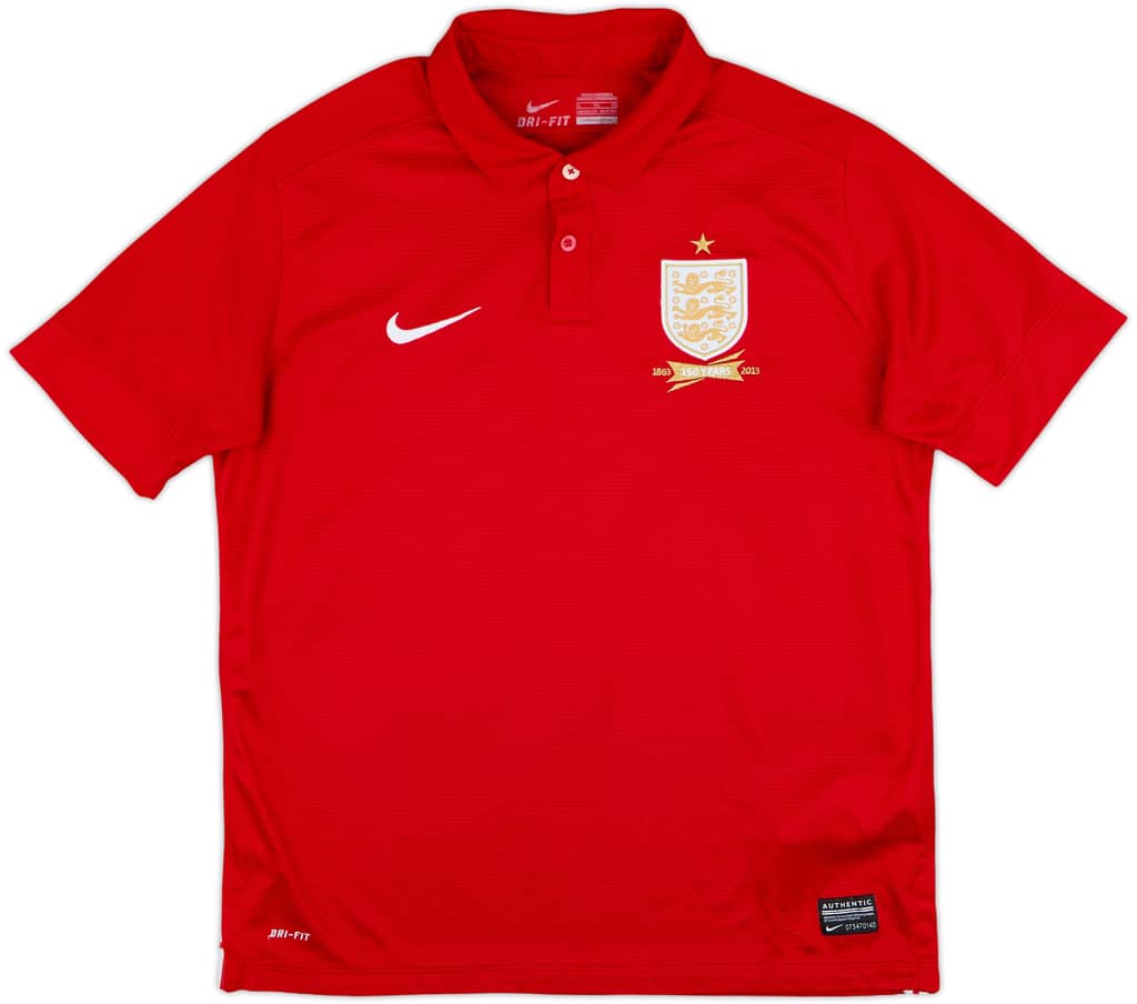 2013 England Away 150th Anniversary Shirt - 9/10 - (XL.Boys)
