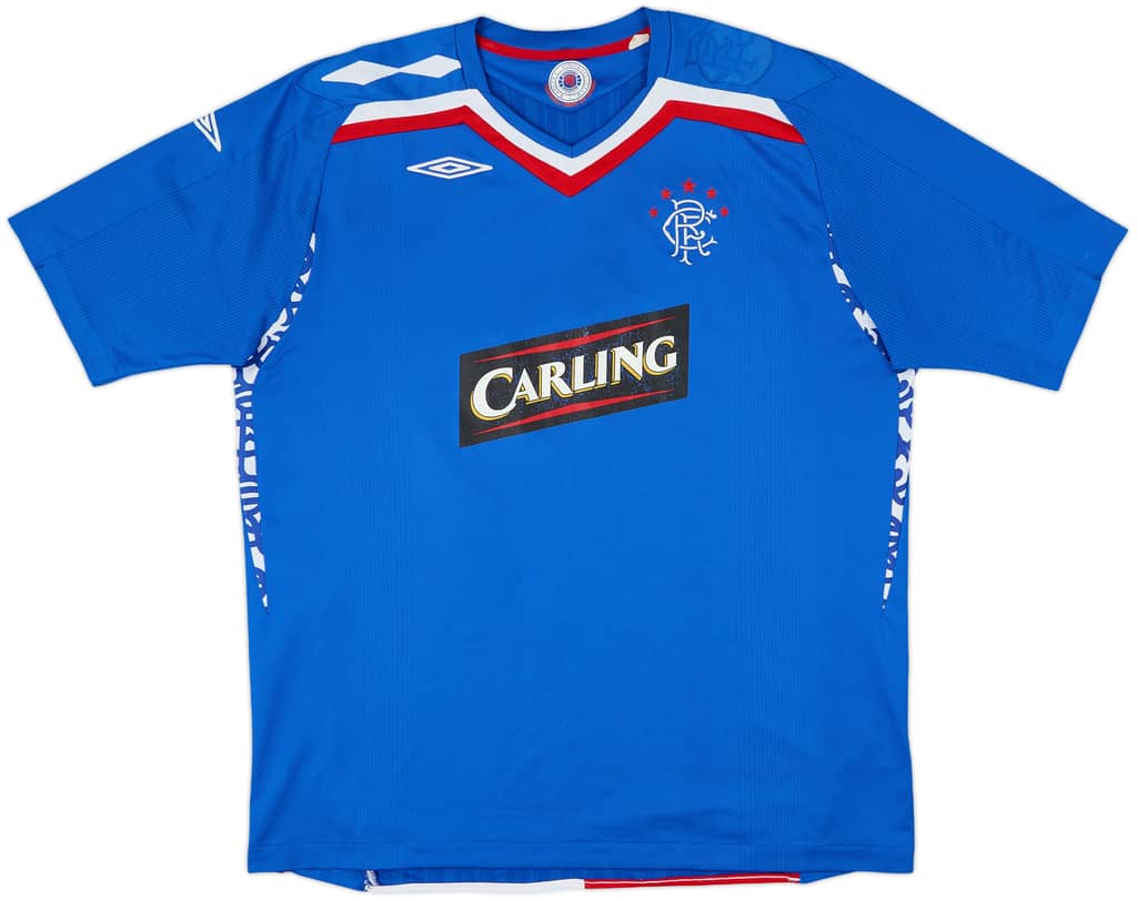 2007-08 Rangers Home Shirt - 6/10 - (XXL)