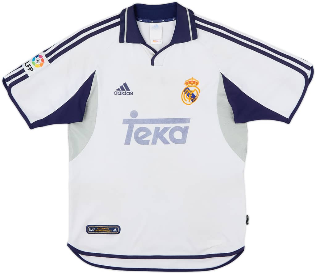 2000-01 Real Madrid Home Shirt - 4/10 - (S)