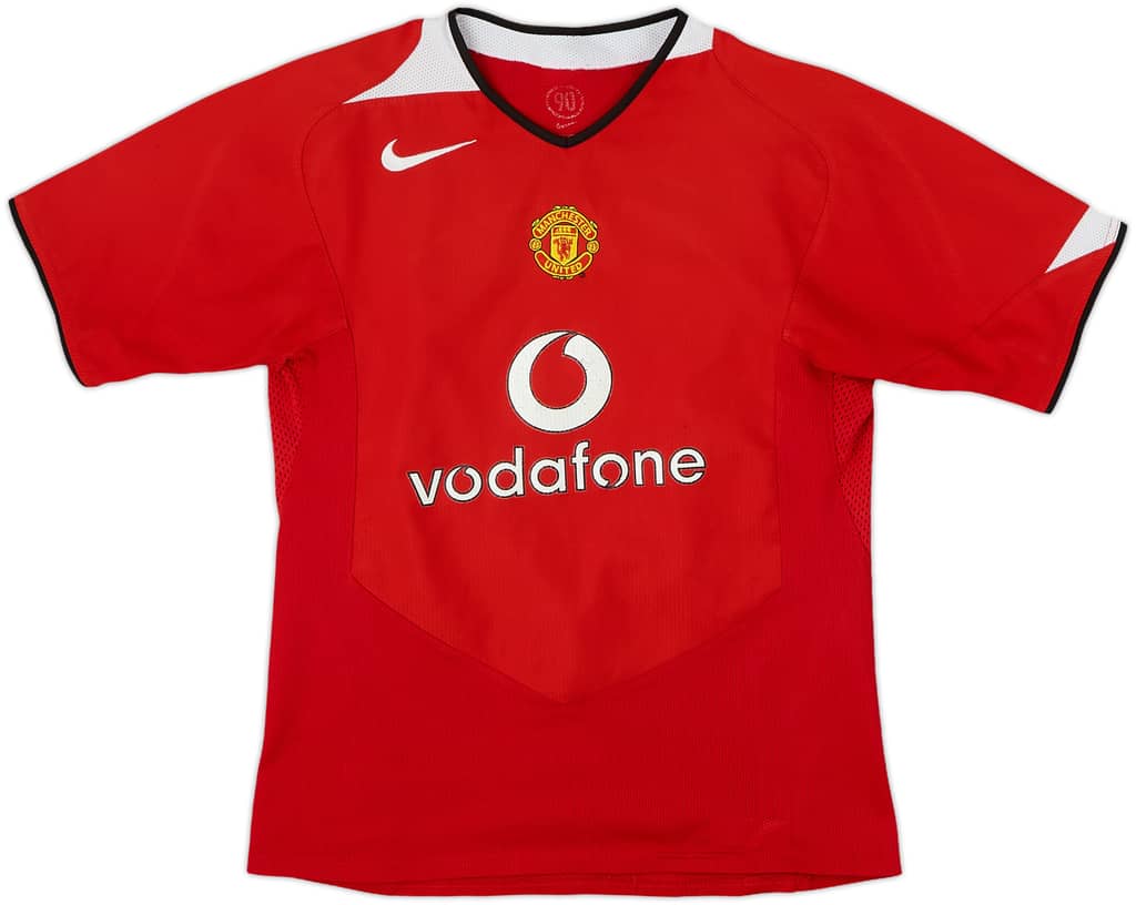 2004-06 Manchester United Home Shirt - 6/10 - (L.Boys)