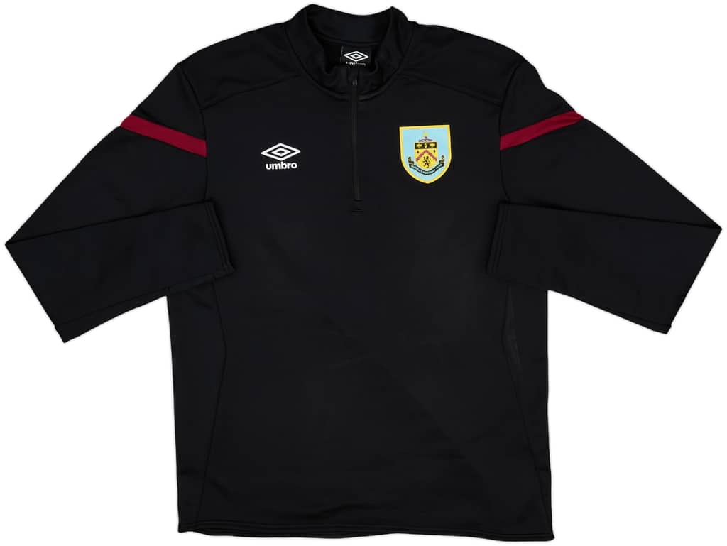 2019-20 Burnley Umbro 1/4 Zip Drill Top - 9/10 - (L)
