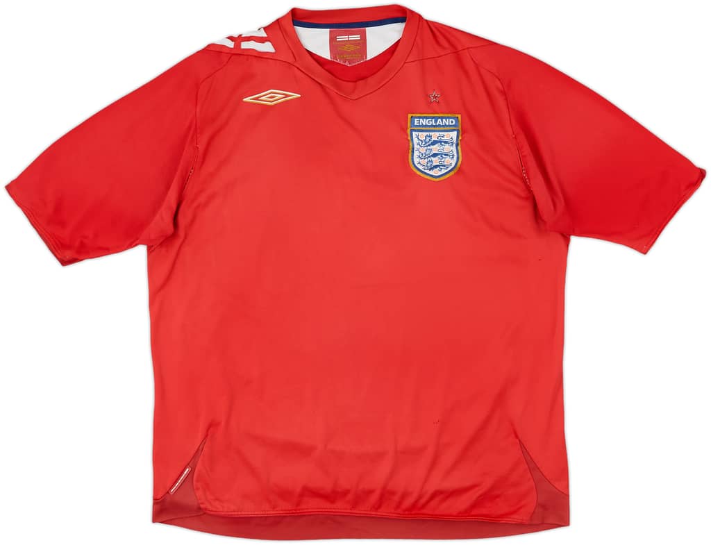 2006-08 England Away Shirt - 4/10 - (XL)