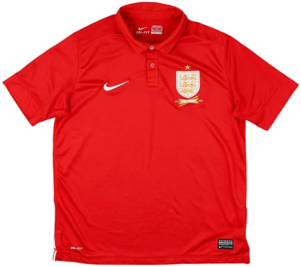 2013 England Away 150th Anniversary Shirt - 8/10 - (XL.Boys)
